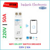 Ewelink Wifi 1 Phase ON-OFF Switch Breaker 50A 220VAC DIN Rail